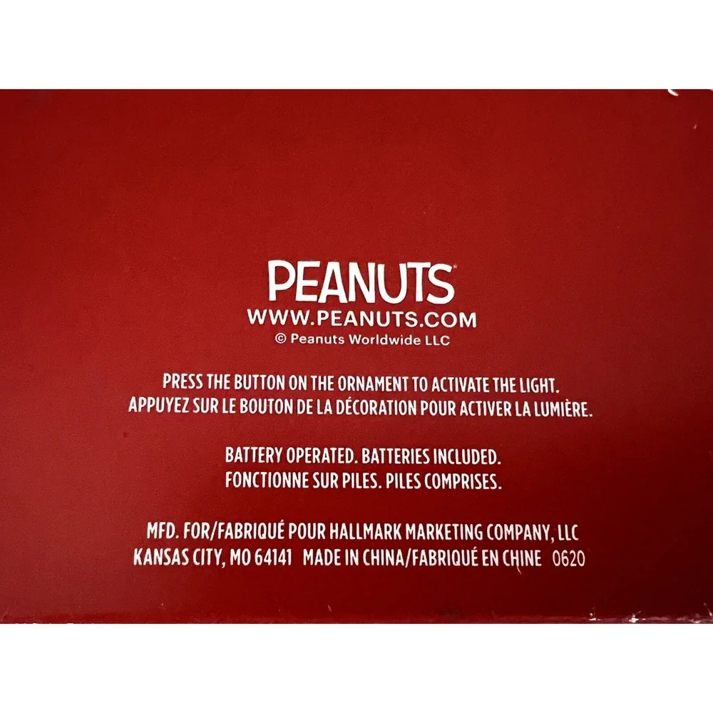 Peanuts Worldwide LLC. Christmas Tree Ornament Magic Lighted Snoopy 4‎ 1/2
